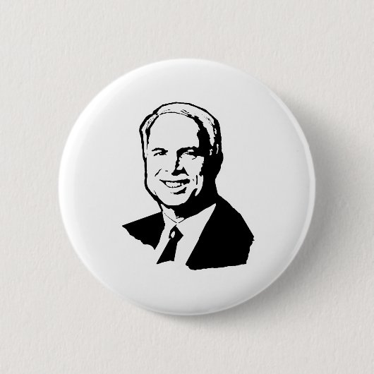 JOHN MCCAIN-SHIRT RONDE BUTTON 5,7 CM (Voorkant)