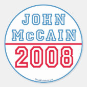John Mccain Stickers (Voorkant)