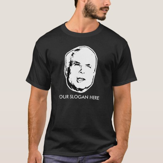 John McCain T-shirt Slogan /  (Voorkant)