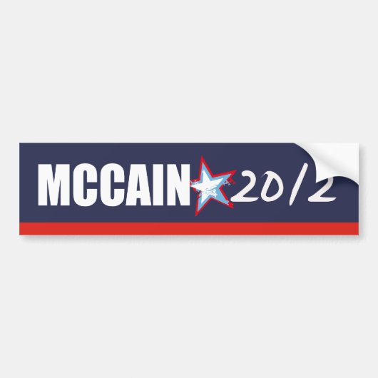 JOHN MCCAIN-verkiezingstandar Bumpersticker (Voorkant)