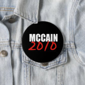 JOHN MCCAIN-verkiezingstandar Ronde Button 4,0 Cm (In situ)
