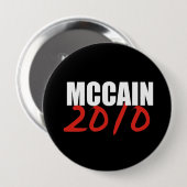 JOHN MCCAIN-verkiezingstandar Ronde Button 4,0 Cm (Voorkant /achterkant)