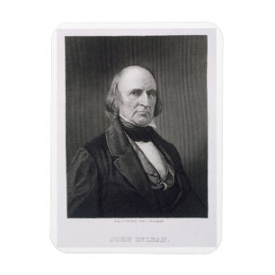 John McLean (1785-1861), gegraveerd door Henry Bry Magneet