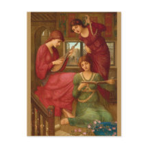 John Melhuish Strudwick Op de gouden dagen CC1049