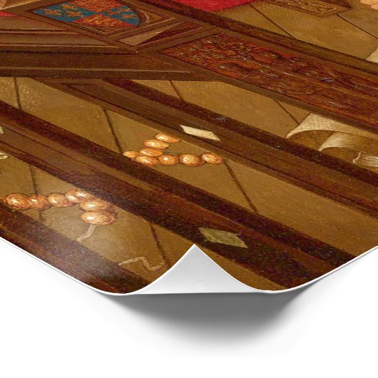 John Melhuish Strudwick Op de gouden dagen CC1056 Perfect Poster (Hoek)