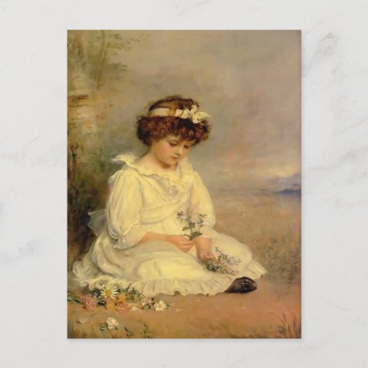 John Millais - Little Speedwell's Darling Blue Briefkaart (Voorkant)