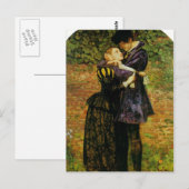 John Millais-Weigering van onderdak door een Hugue Briefkaart (Voorkant / Achterkant)