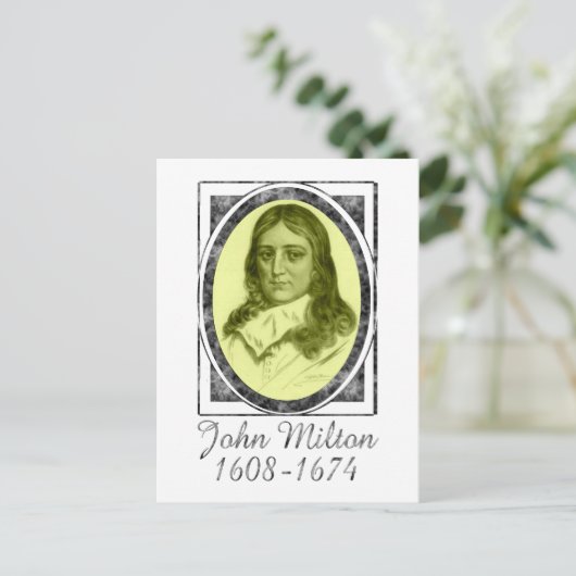 John Milton Briefkaart (Staand voorkant)
