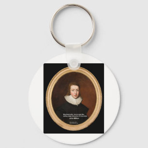 John Milton Liefde & Chocolade Citaat Cadeaus & Ka Sleutelhanger