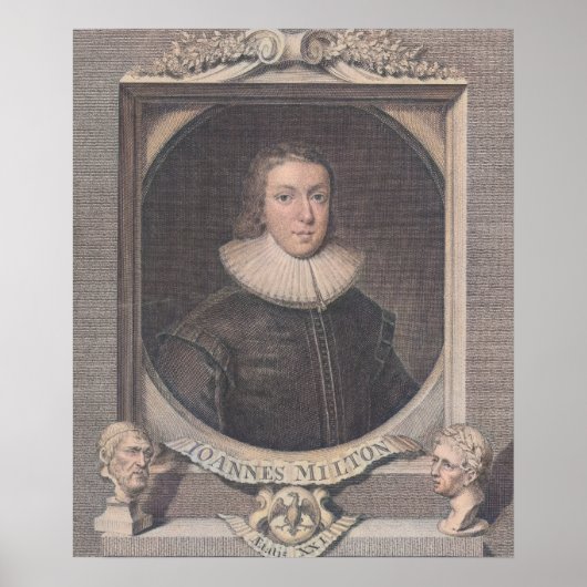 John Milton - Poet Poster (Voorkant)