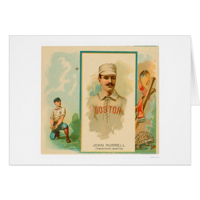 John Morrell Rare Baseball 1888 (Voorkant Horizontaal)