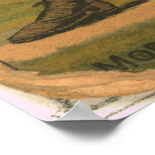 John Morrill, Boston Beaneaters Poster (Hoek)