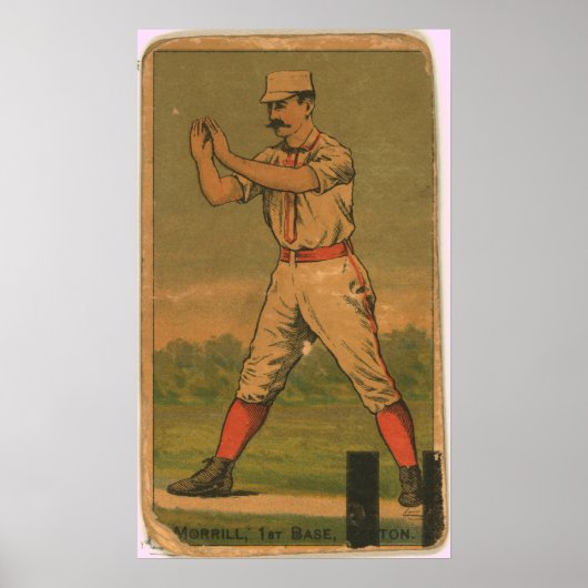 John Morrill, Boston Beaneaters Poster (Voorkant)