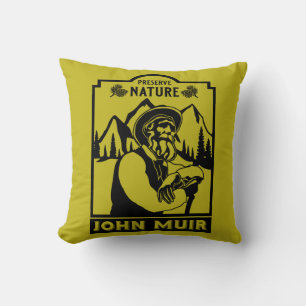 John Muir American Conservator Kussen