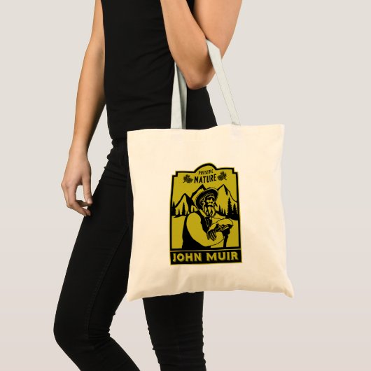 John Muir American Conservator Tote Bag (Voorkant (product))
