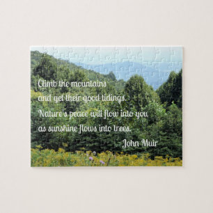 John Muir: Bergen beklimmen en goed worden Legpuzzel