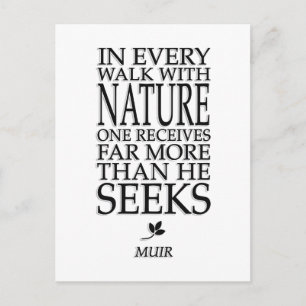 John Muir Briefkaart