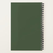 John Muir citaat op bospad Notitieboek (Achterkant)