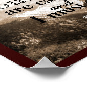 John Muir citeert poster De bergen Art die (Hoek)