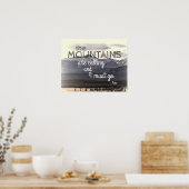 John Muir citeert poster de bergen noemen (Keuken)