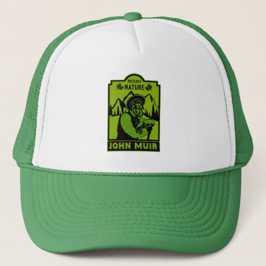 John Muir Day Trucker Pet (Voorkant)