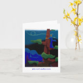 john muir eolische muziek - notecard kaart (Gele Bloem)