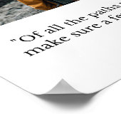 John Muir Inspirerend Poster (Hoek)