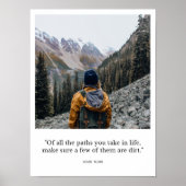 John Muir Inspirerend Poster (Voorkant)