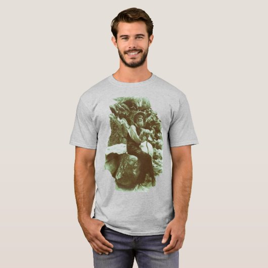 John Muir John Muir Trail Map T-shirt (Voorkant volledig)