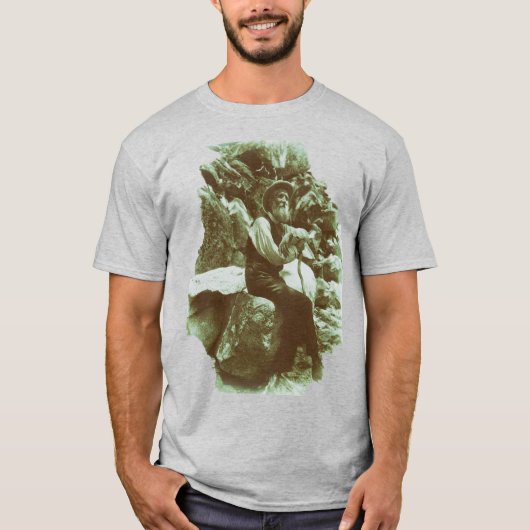 John Muir John Muir Trail Map T-shirt (Voorkant)