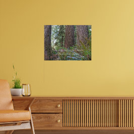 John Muir Natuur Citaat Oerbos Poster