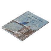 John Muir Natuur Quote Blue Jay Notitieboek (Linkerzijde)