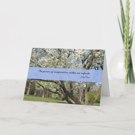 John Muir Quote Birthday Card Kaart (Voorkant)