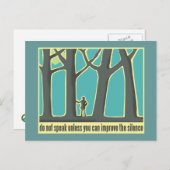 John Muir Quote Briefkaart (Voorkant / Achterkant)