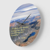 John Muir Quote Grote Klok (Hoek)