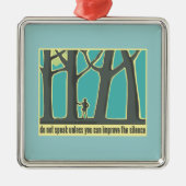 John Muir Quote Metalen Ornament (Voorkant)