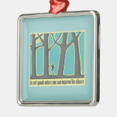 John Muir Quote Metalen Ornament (Links)