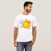 John Muir Quote Natuur Leaf T-Shirt (Voorkant volledig)
