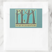 John Muir Quote Rechthoekige Sticker (Tas)