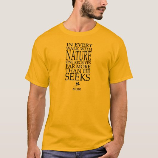 John Muir T-shirt (Voorkant)