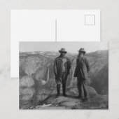 John Muir Teddy Roosevelt Yosemite National Park Briefkaart (Voorkant / Achterkant)