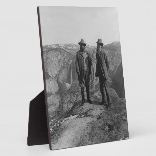 John Muir Teddy Roosevelt Yosemite National Park Fotoplaat (Zijkant)