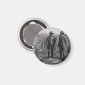 John Muir Teddy Roosevelt Yosemite National Park Magneet (Voorkant / Achterkant)