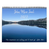 John Muir Trail 2022 Calendar Original Kalender (Hoes)
