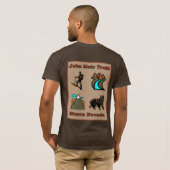 John Muir Trail - bergen, rivieren en Beren! T-shirt (Achterkant volledig)
