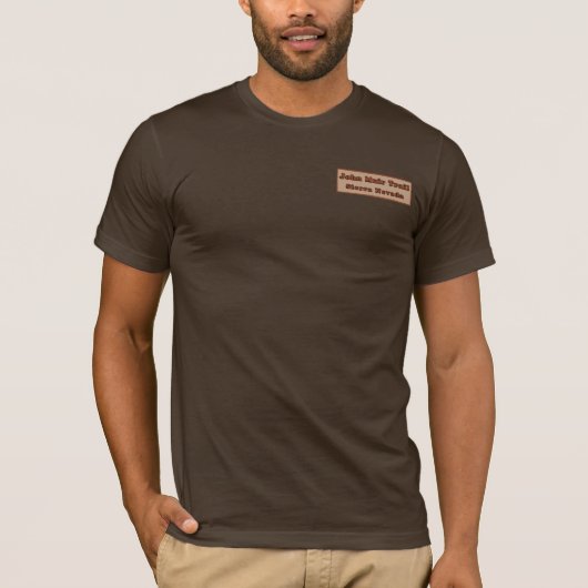John Muir Trail - bergen, rivieren en Beren! T-shirt (Voorkant)
