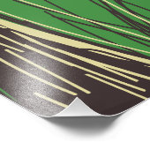 John Muir Trail California reisposter. Foto Afdruk (Hoek)