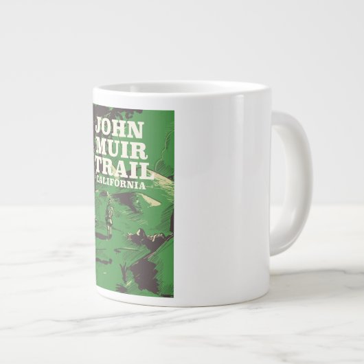 John Muir Trail California reisposter. Grote Koffiekop (Voorkant rechts)