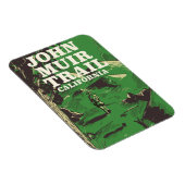 John Muir Trail California reisposter. Magneet (Rechterzijde)