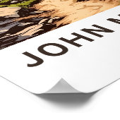 John Muir Trail California Reisprint Poster (Hoek)